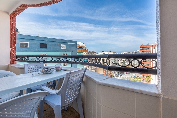 اطلالة بحر - شقة عائلية واسعة - غرفتين وصالة -مهموتلار / الانيا 