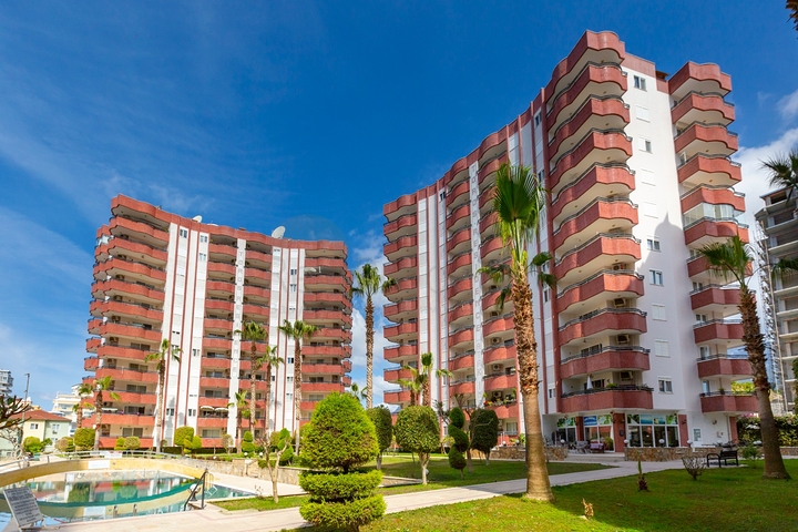 اطلالة بحر - شقة عائلية واسعة - غرفتين وصالة -مهموتلار / الانيا 