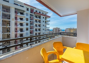 اطلالة بحر - شقة عائلية واسعة - غرفتين وصالة -مهموتلار / الانيا 