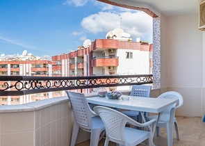 اطلالة بحر - شقة عائلية واسعة - غرفتين وصالة -مهموتلار / الانيا 