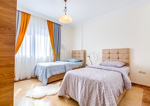 اطلالة بحر - شقة عائلية واسعة - غرفتين وصالة -مهموتلار / الانيا 