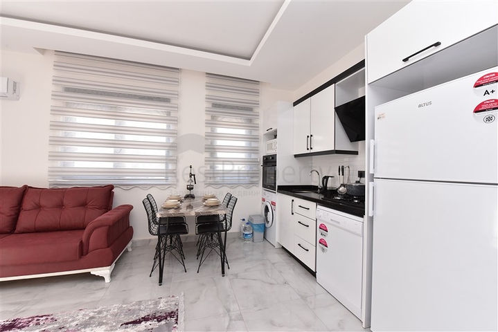 سعر مناسب -شقة مفروشة - تصميم 1+1 - في مهموتلار / الانيا 