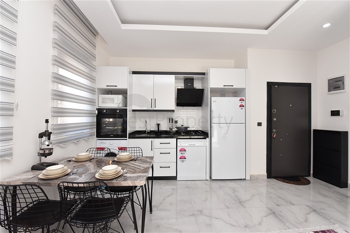 سعر مناسب -شقة مفروشة - تصميم 1+1 - في مهموتلار / الانيا 