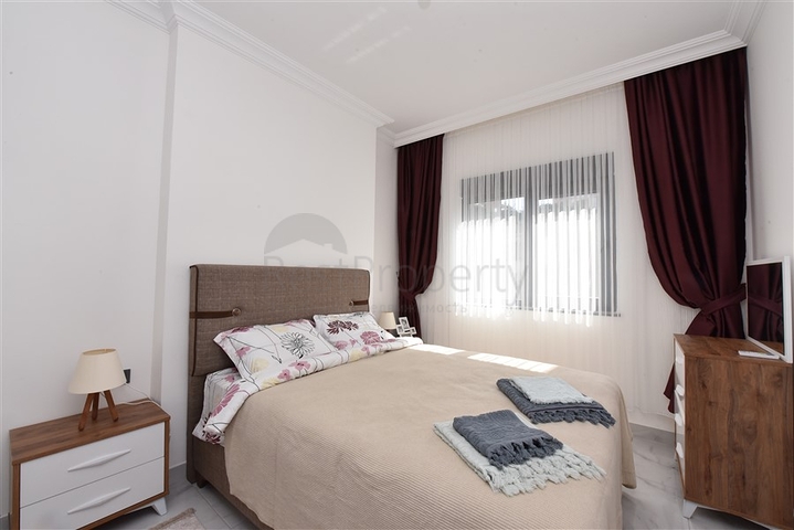 سعر مناسب -شقة مفروشة - تصميم 1+1 - في مهموتلار / الانيا 