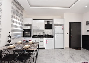 سعر مناسب -شقة مفروشة - تصميم 1+1 - في مهموتلار / الانيا 