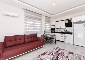 سعر مناسب -شقة مفروشة - تصميم 1+1 - في مهموتلار / الانيا 