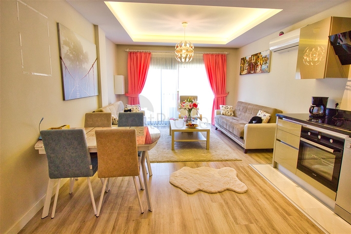 بنتهاوس 2 + 1 مع أثاث في كوندو لارا أنطاليا