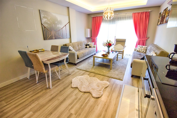 بنتهاوس 2 + 1 مع أثاث في كوندو لارا أنطاليا