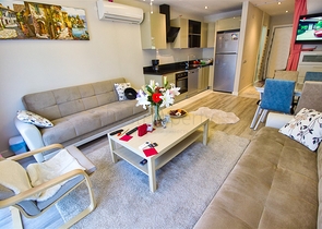 بنتهاوس 2 + 1 مع أثاث في كوندو لارا أنطاليا