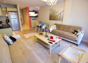 بنتهاوس 2 + 1 مع أثاث في كوندو لارا أنطاليا