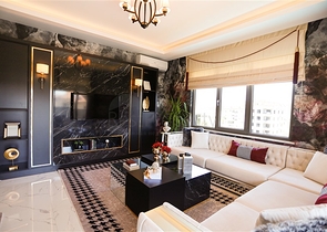 قريب من البحر -  وضمن مجمع انيق - شقة 2 غرفة وصالة - كاستل / الانيا 