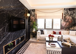 قريب من البحر -  وضمن مجمع انيق - شقة 2 غرفة وصالة - كاستل / الانيا 