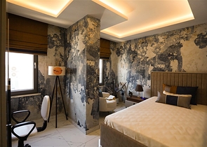 قريب من البحر -  وضمن مجمع انيق - شقة 2 غرفة وصالة - كاستل / الانيا 