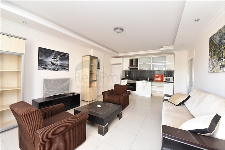 ضمن مجمع فاخر - شقة 1+1 -مفروشة -في افسلار / الانيا 