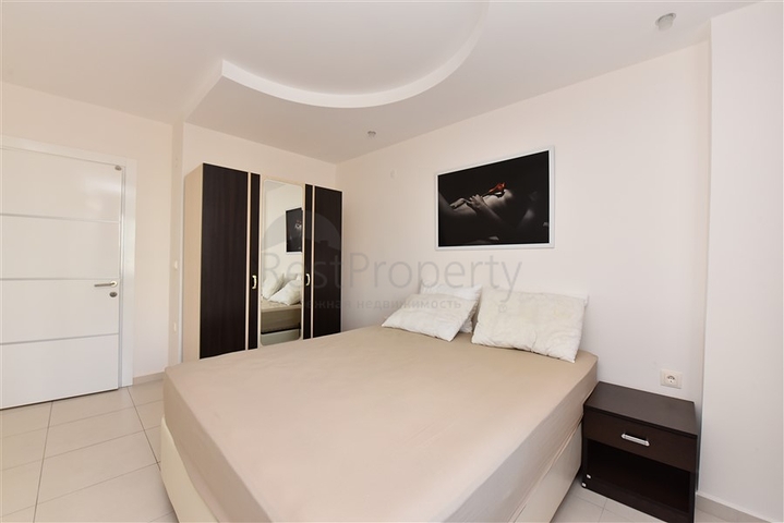 ضمن مجمع فاخر - شقة 1+1 -مفروشة -في افسلار / الانيا 