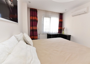 ضمن مجمع فاخر - شقة 1+1 -مفروشة -في افسلار / الانيا 