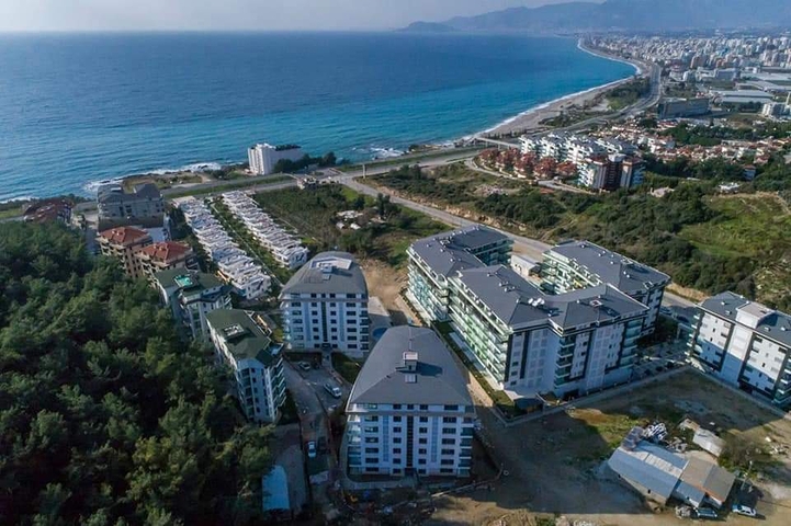 اطلالة بحر - شقة 2 غرفة وصالة -مجمع حديث -في كارجي جاك / الانيا 