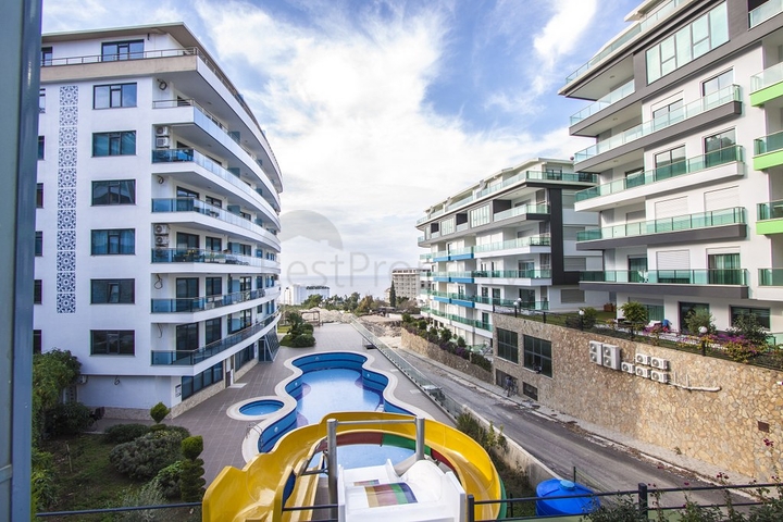 اطلالة بحر - شقة 2 غرفة وصالة -مجمع حديث -في كارجي جاك / الانيا 