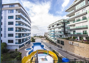 اطلالة بحر - شقة 2 غرفة وصالة -مجمع حديث -في كارجي جاك / الانيا 