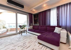 اطلالة بحر - شقة 2 غرفة وصالة -ضمن مجمع نظام فندقي -في الانيا 