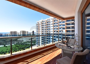 اطلالة بحر - شقة 2 غرفة وصالة -ضمن مجمع نظام فندقي -في الانيا 