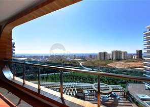 اطلالة بحر - شقة 2 غرفة وصالة -ضمن مجمع نظام فندقي -في الانيا 