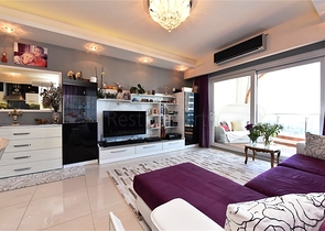 اطلالة بحر - شقة 2 غرفة وصالة -ضمن مجمع نظام فندقي -في الانيا 