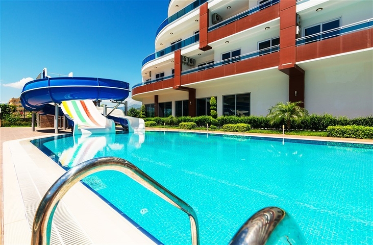 ضمن مجمع 5 نجوم - سعر مناسب -شقة استديو مفروشة -في مهموتلار / الانيا 