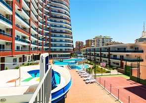 ضمن مجمع 5 نجوم - سعر مناسب -شقة استديو مفروشة -في مهموتلار / الانيا 