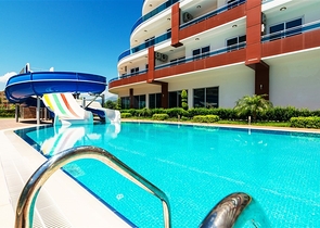 ضمن مجمع 5 نجوم - سعر مناسب -شقة استديو مفروشة -في مهموتلار / الانيا 