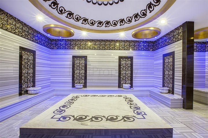 اطلالة بحر -شقة 1 غرفة وصالة -ضمن مجمع 5 نجوم -في افسلار / الانيا 