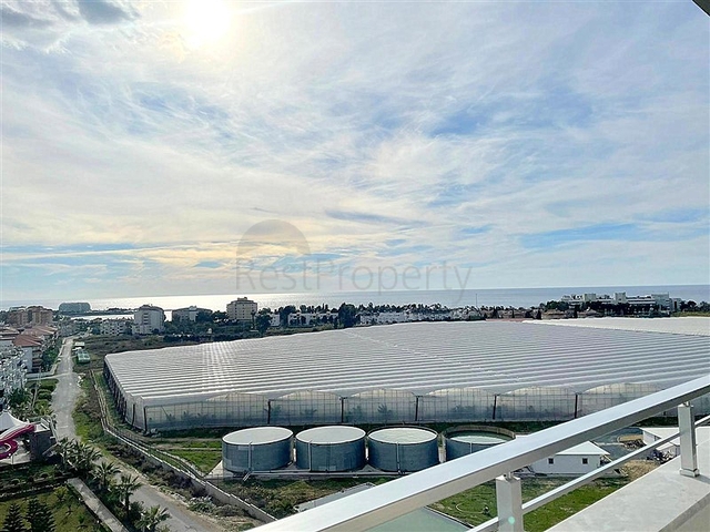 اطلالة بحر -شقة 1 غرفة وصالة -ضمن مجمع 5 نجوم -في افسلار / الانيا 