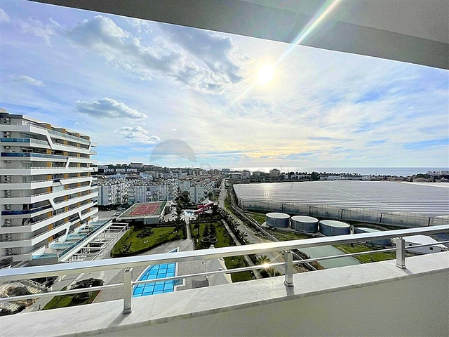 اطلالة بحر -شقة 1 غرفة وصالة -ضمن مجمع 5 نجوم -في افسلار / الانيا 