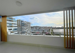 اطلالة بحر -شقة 1 غرفة وصالة -ضمن مجمع 5 نجوم -في افسلار / الانيا 