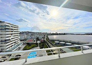 اطلالة بحر -شقة 1 غرفة وصالة -ضمن مجمع 5 نجوم -في افسلار / الانيا 