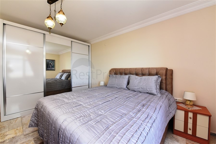 اطلالة بحر مباشرة - شقة عائلية 2 غرفة وصالة -ضمن مجمع - في مهموتلار / الانيا 