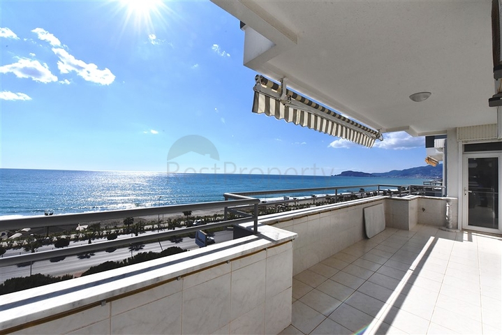 اطلالة بحر مباشرة - شقة عائلية 2 غرفة وصالة -ضمن مجمع - في مهموتلار / الانيا 