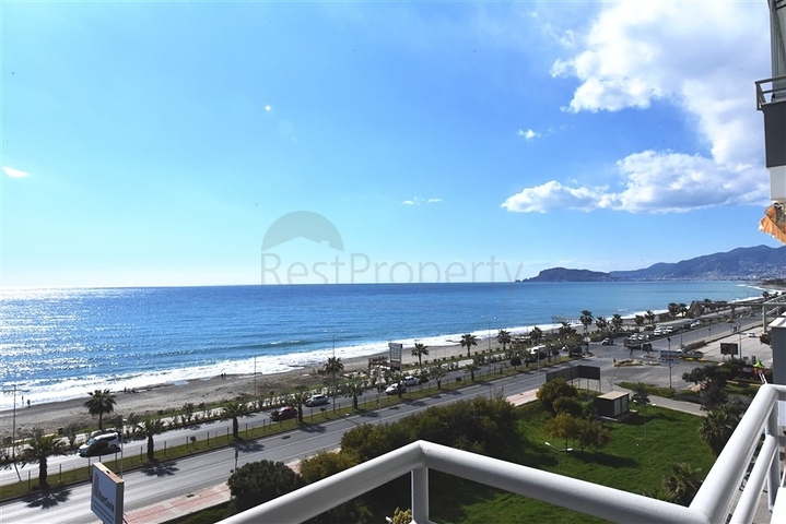 اطلالة بحر مباشرة - شقة عائلية 2 غرفة وصالة -ضمن مجمع - في مهموتلار / الانيا 