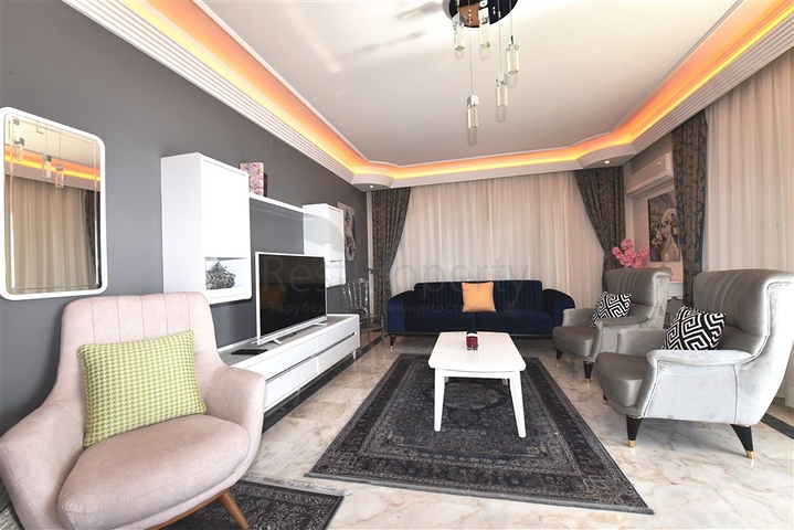 اطلالة بحر مباشرة - شقة عائلية 2 غرفة وصالة -ضمن مجمع - في مهموتلار / الانيا 