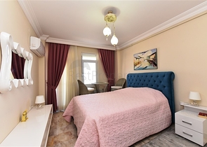 اطلالة بحر مباشرة - شقة عائلية 2 غرفة وصالة -ضمن مجمع - في مهموتلار / الانيا 