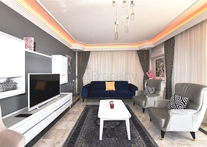 اطلالة بحر مباشرة - شقة عائلية 2 غرفة وصالة -ضمن مجمع - في مهموتلار / الانيا 