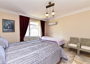 اطلالة بحر مباشرة - شقة عائلية 2 غرفة وصالة -ضمن مجمع - في مهموتلار / الانيا 