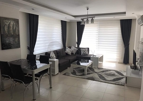 ضمن مجمع عائلي يضم كافة الخدمات -شقة 2 غرفة وصالة -في افسلار /الانيا 