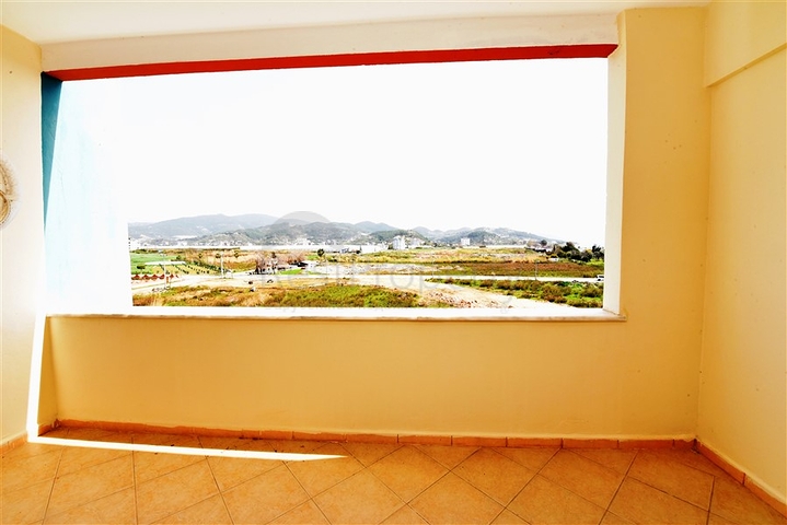 اطلالة بحر -شقة 2 غرفة وصالة -منطقة هادئة -ديمرتاش / الانيا 