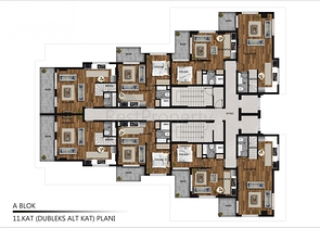 شقق بالاقساط - مجمع قيد الانشاء -في مهموتلار / الانيا 