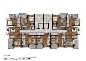 شقق بالاقساط - مجمع قيد الانشاء -في مهموتلار / الانيا 