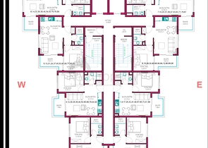 شقق بالاقساط - مجمع قيد الانشاء -في مهموتلار / الانيا 
