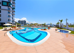 شقق بالاقساط - مجمع قيد الانشاء -في مهموتلار / الانيا 