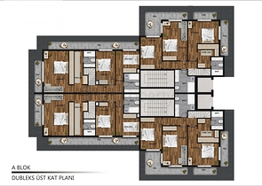 شقق بالاقساط - مجمع قيد الانشاء -في مهموتلار / الانيا 