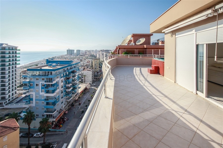 اطلالة بحر ساحرة -دوبلكس فاخرة -3 غرف وصالة -في مهموتلار / الانيا 